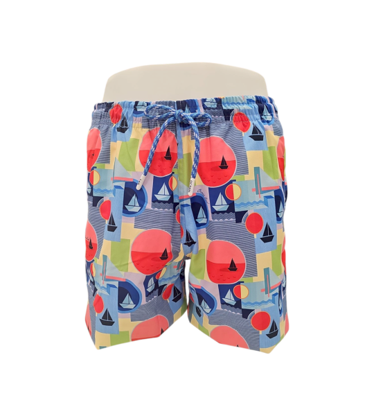 SUNSET MAVİ MAYO ŞORT