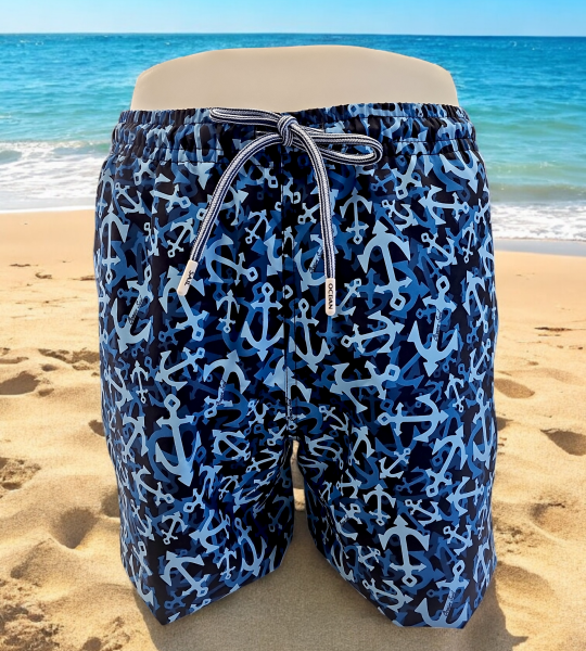 NEW ANCHOR MAVİ MAYO ŞORT