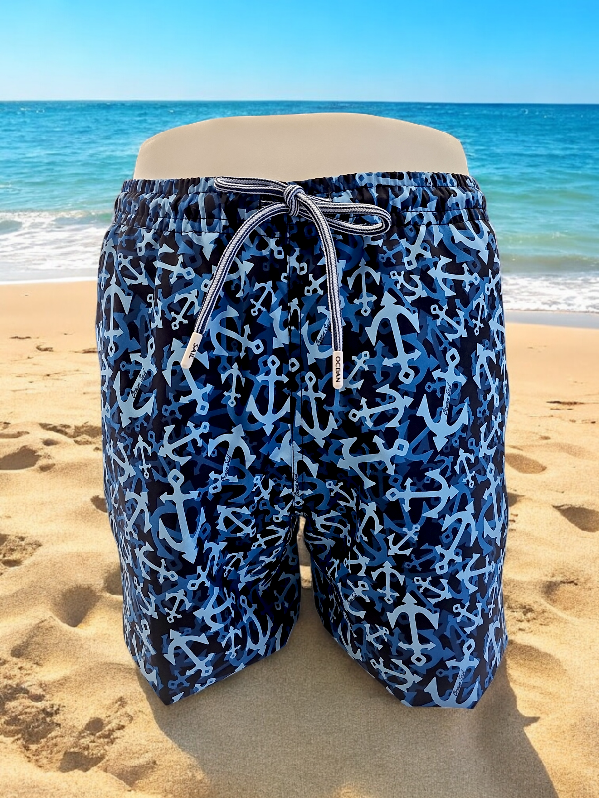 NEW ANCHOR MAVİ MAYO ŞORT