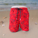 NEW TURTLES KISA MAYO ŞORT KIRMIZI