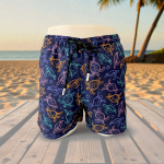 NEW TURTLES KISA MAYO ŞORT LACİVERT