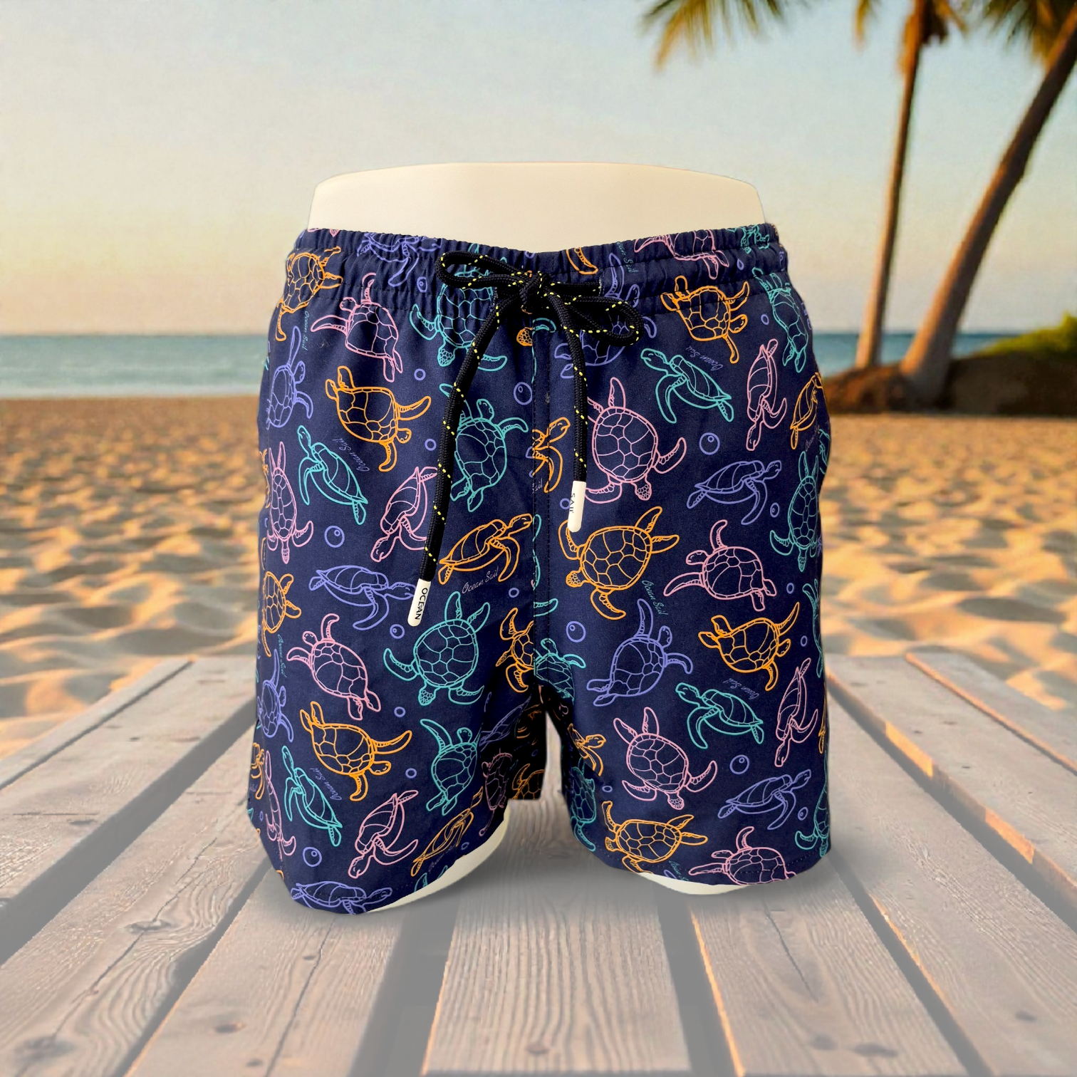 NEW TURTLES KISA MAYO ŞORT LACİVERT