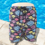 FISH LACİVERT MAYO ŞORT