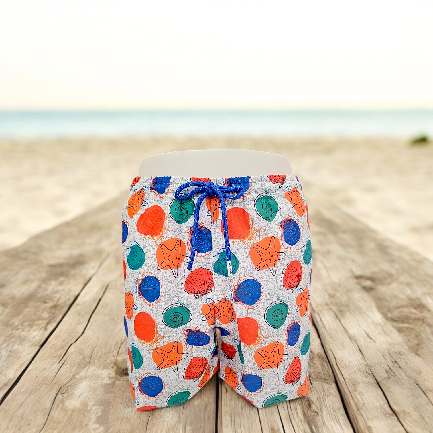 SHELL BEYAZ MAYO ŞORT