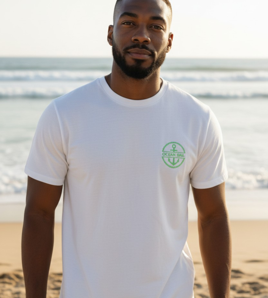 ANCHOR BEYAZ MODAL T-SHIRT