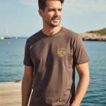ANCHOR KAHVERENGİ MODAL T-SHIRT
