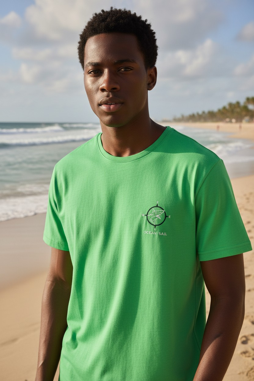 MEGA YEŞİL MODAL T-SHIRT