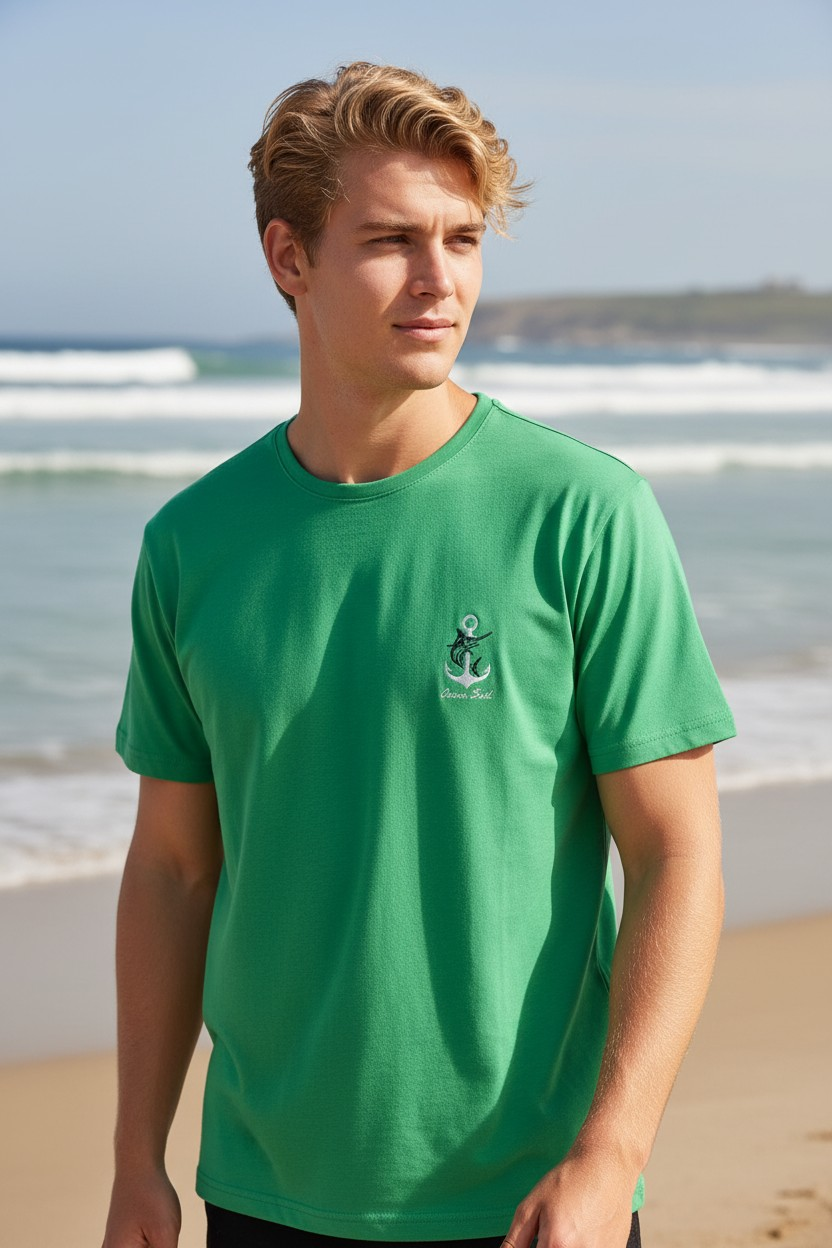 MERLIN YEŞİL MODAL T-SHIRT