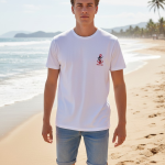 MERLIN BEYAZ MODAL T-SHIRT