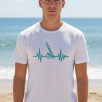 RİTİM BEYAZ MODAL T-SHIRT