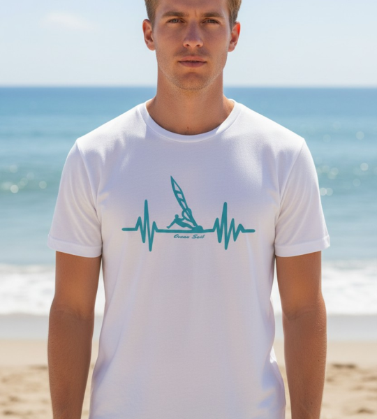 RİTİM BEYAZ MODAL T-SHIRT