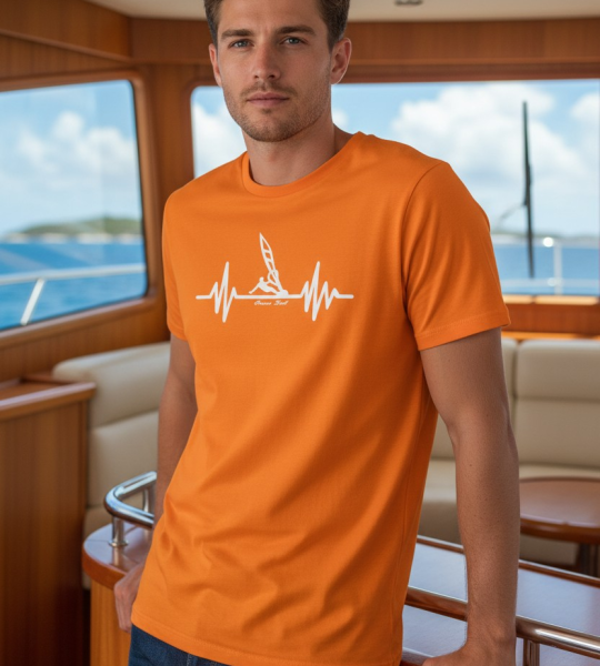 RİTİM TURUNCU MODAL T-SHIRT