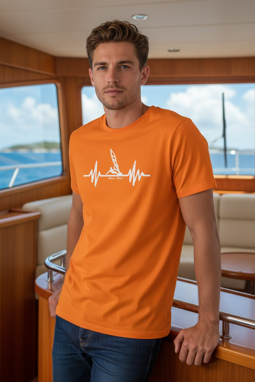 RİTİM TURUNCU MODAL T-SHIRT