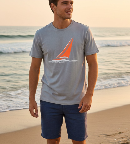 SAILOR GRİ MODAL T-SHIRT