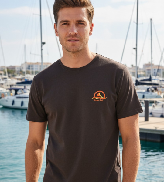 SHINE KAHVERENGİ MODAL T-SHIRT