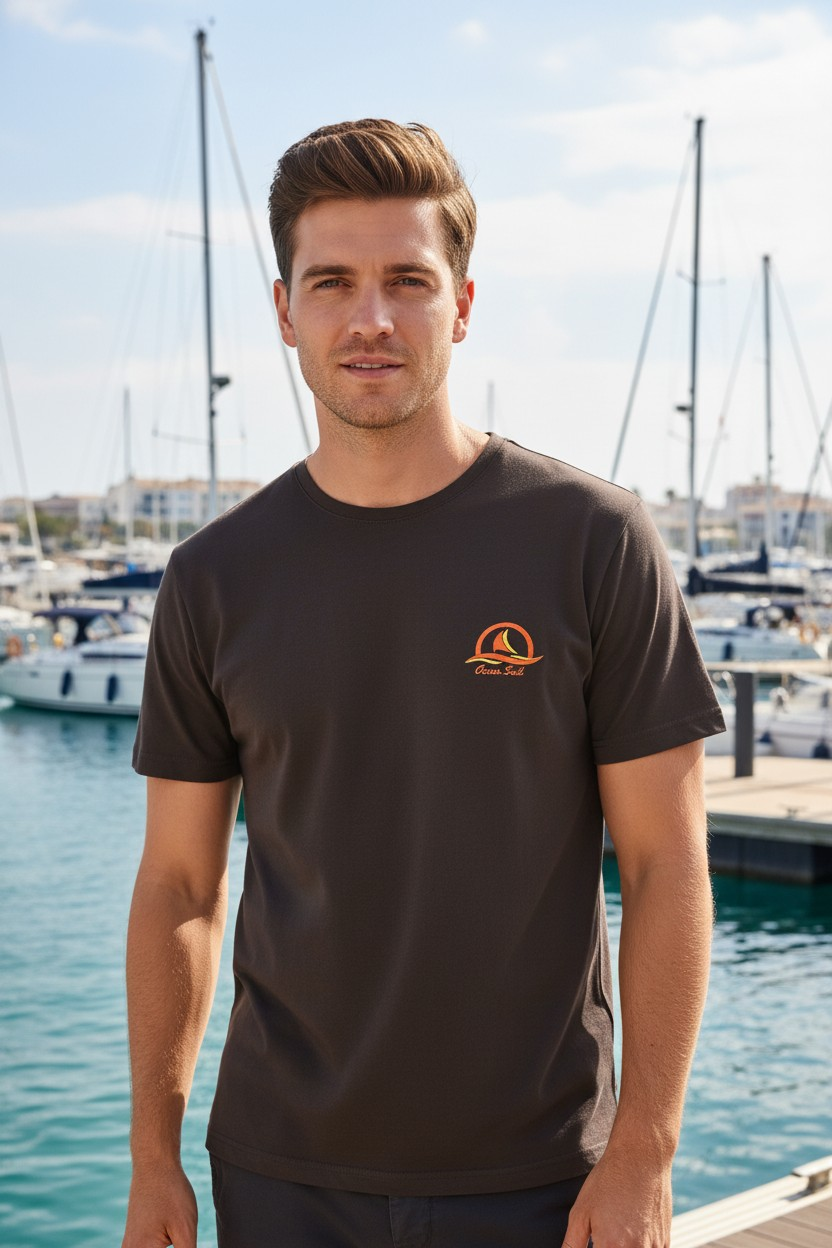 SHINE KAHVERENGİ MODAL T-SHIRT