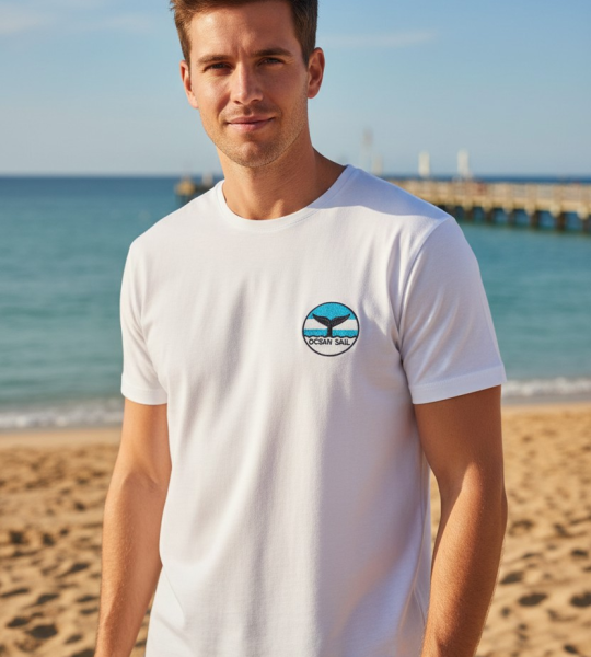 TAIL BEYAZ MODAL T-SHIRT