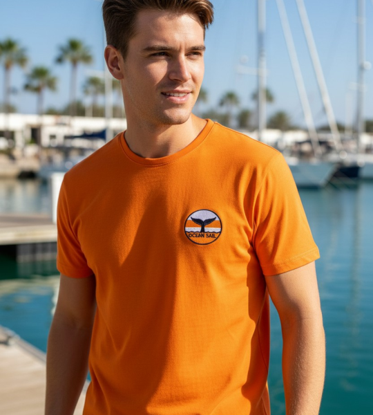 TAIL TURUNCU MODAL T-SHIRT