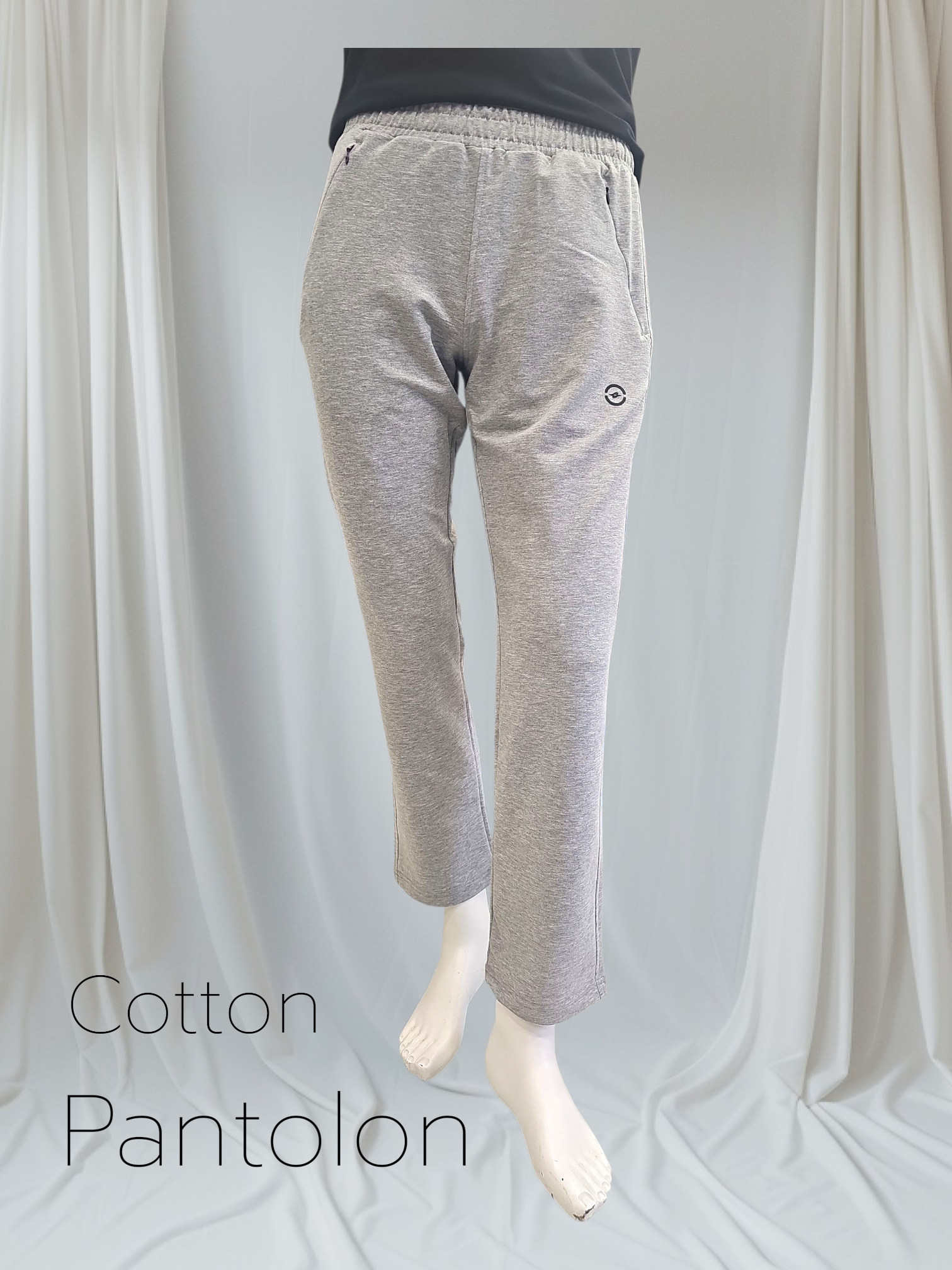 UNISEX COTTON LİKRA TEK ALT GRİ