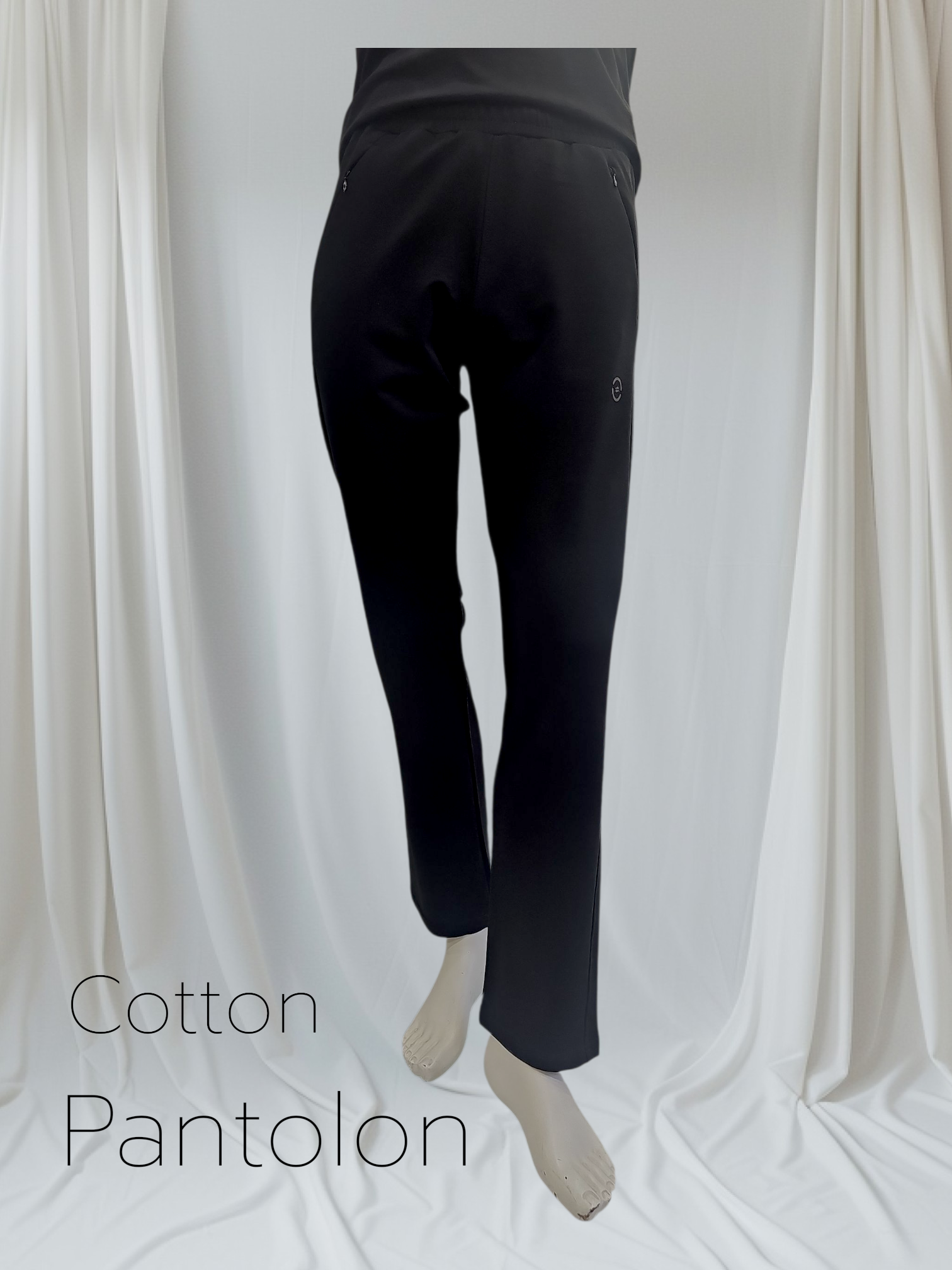 UNISEX COTTON LİKRA TEK ALT SİYAH