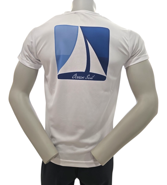 DRY-FIT BEYAZ YELKEN T-SHIRT