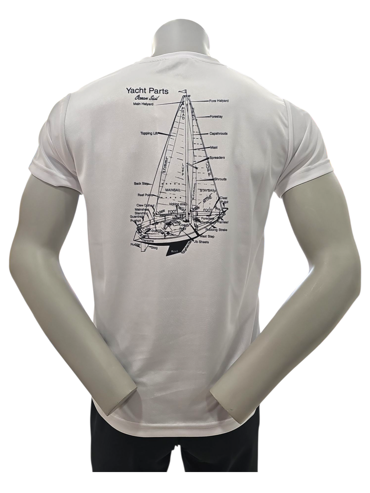 DRY-FIT BEYAZ PARTS T-SHIRT
