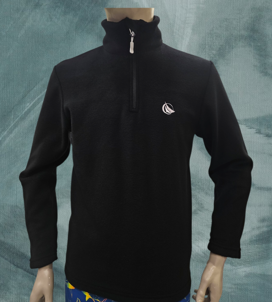 ARTEMİS YARIM FERMUAR POLAR SİYAH