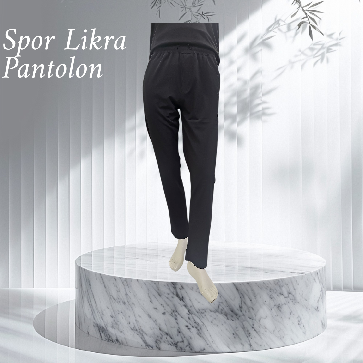 SPOR LİKRA PANTOLON SİYAH