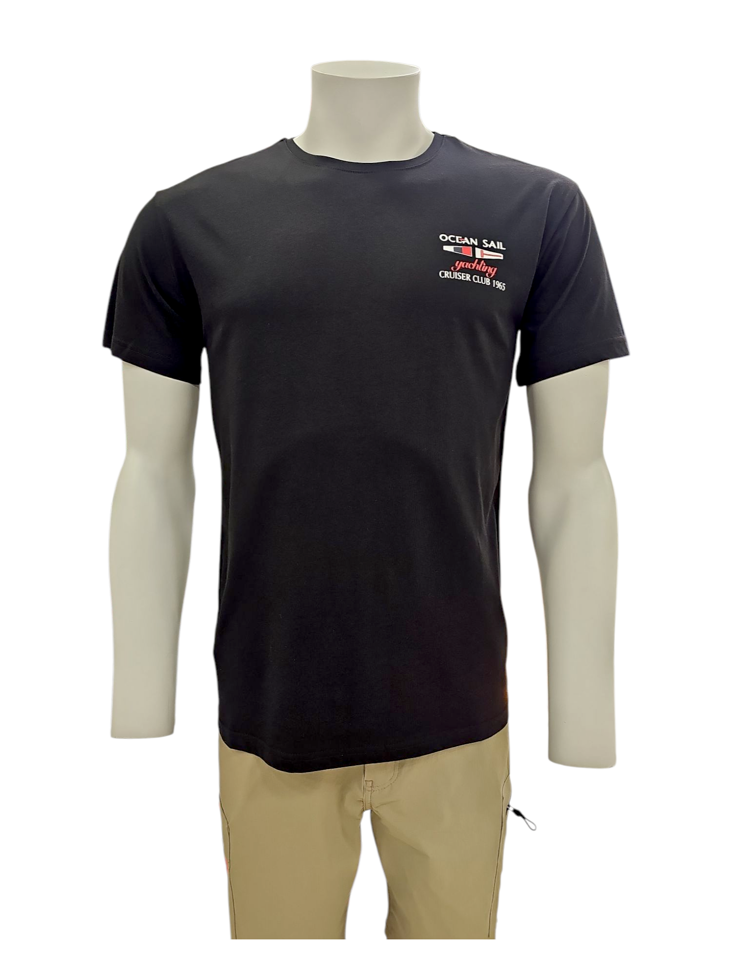 CRUISER SİYAH MODAL&COTTON T-SHIRT